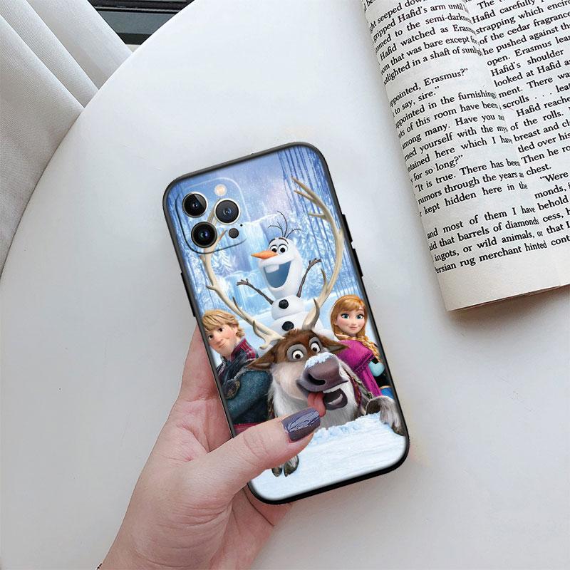 Frozen Olaf Elsa Anna New High-End Cover Phone Case for iPhone 16 15 14 13 Pro Max Plus Mini