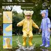 Lemon Baby Children's Raincoat One-Piece for Boys and Girls, Toddlers, Kindergarten Boys and Girls, Cute Rain Poncho