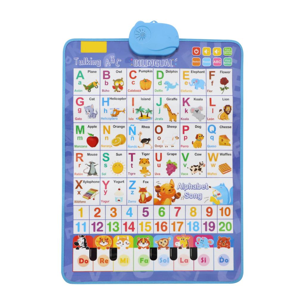 English, Spanish, Alphabet, Bilingual, High End Flipchart Educational Toys