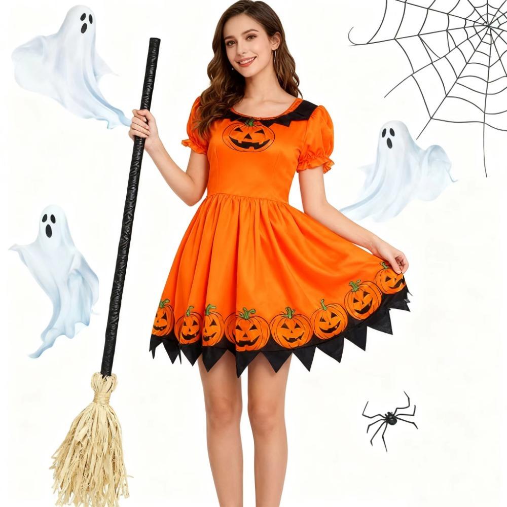 Bendable Stick Animated Dancing Witch Broom Glowing Halloween Party Broom Prop Indoor