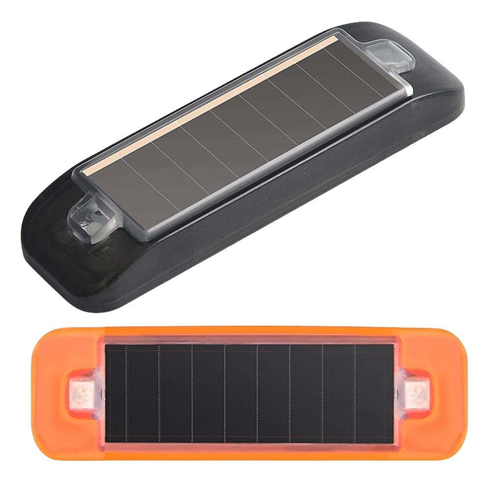 Мини светодиодный автомобильный предупреждающий свет на солнечной энергии, ночная охранная имитация сигнализации, беспроводная противоугонная предупреждающая лампа, мигающая имитация сигнализации