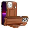 Leather Wrist Strap Phone Case for IPhone 14 13 12 11 Pro Max XS X XR SE 7 8 Plus with Card Holder Protecting Cover