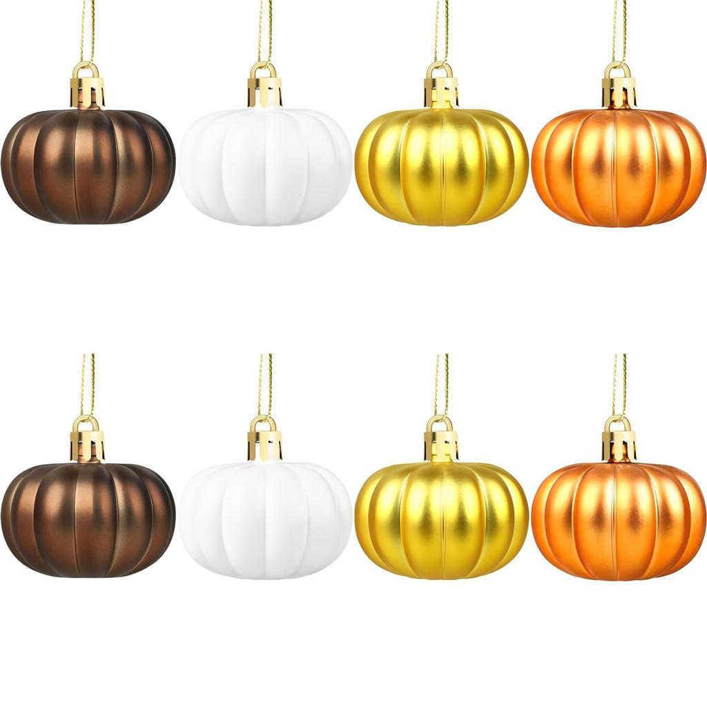 Halloween Pumpkin Pendant, Christmas Ball Decoration Pendant, Printed Colored Ball, Holiday Decoration