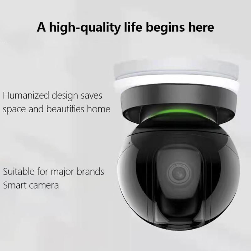 1 комплект кронштейна для камеры, настенный держатель для камеры наблюдения без гвоздей с винтом на клеевом основании