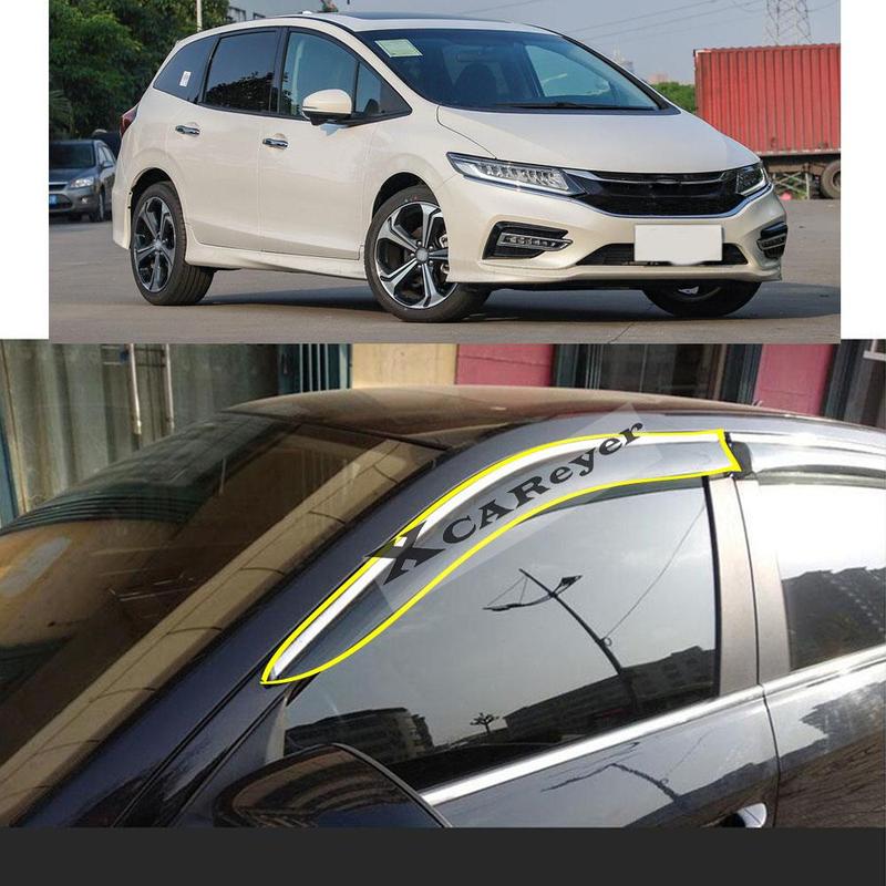 Для Honda Jade 2013 2014 2015 2016 2017 2018 Автомобильная наклейка Пластиковое Оконное Стекло Дефлектор Ветровика Защита от Дождя/Солнца Вентиляционные Детали