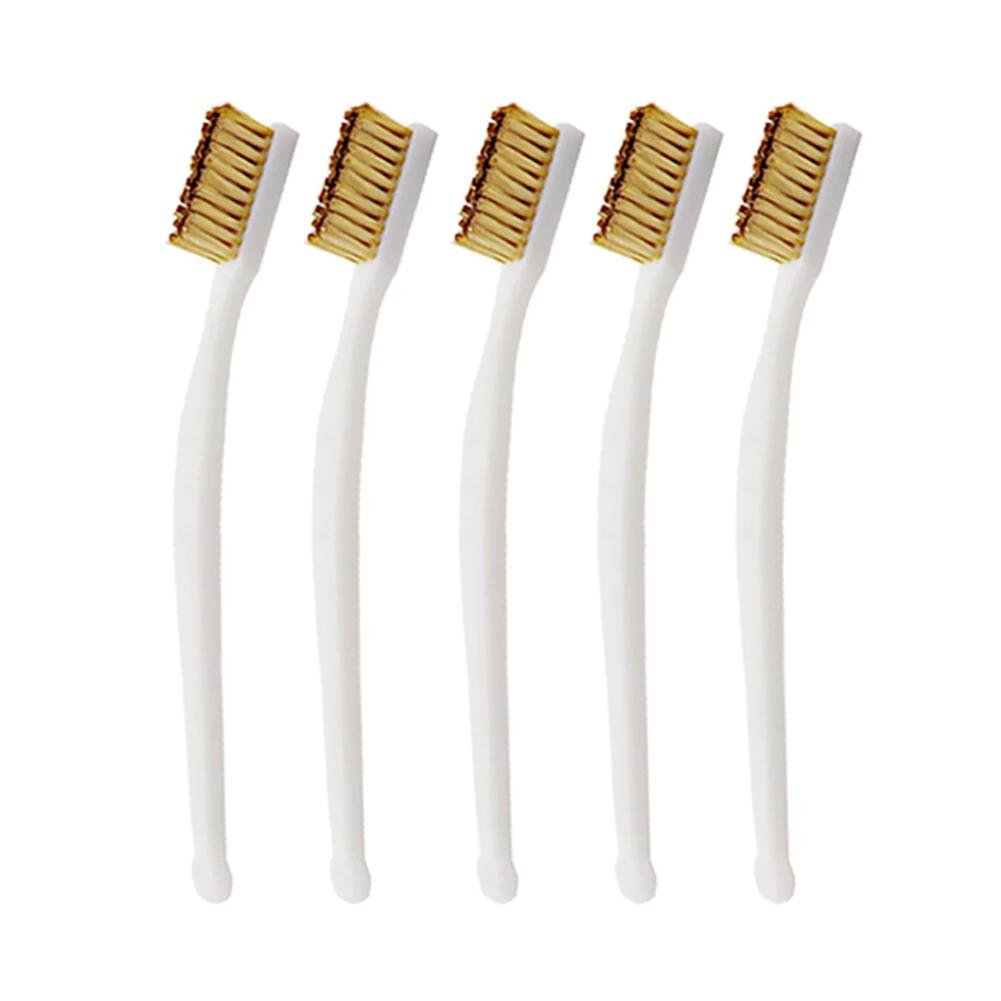 10-3pcs Wire Brush Set Steel Metal Brass Nylon Cleaning Polishing Rust Brush Metal Cleaning Grinder Fitter Machine Cleaner Tools