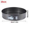 1Pcs Carbon Steel Baking Mould Non Stick with Removable Bottom Cake Baking Pan 12/16/20/24/28cm Leakproof Cake Mould