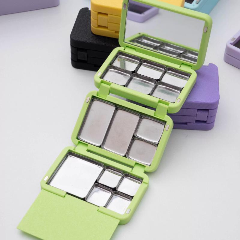 Magnetic Disk Packaging Boxes Combination Three-fold Multi-layer Self-organized with Baffle Empty Packaging Magnetic Force Box