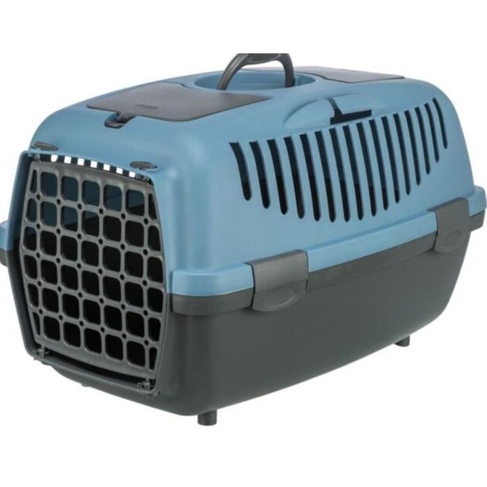 Бокс для транспортировки - TRIXIE - Capri 2 - Переработанный - XS / S : 37 x 34 x 55 см - Темно-серый / Синий