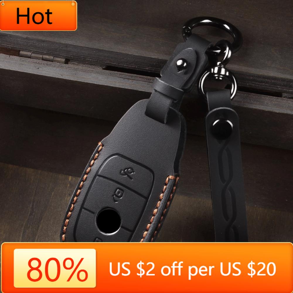 Interior Mouldings Car Remote Key Case Cover Shell Fob For Mercedes Benz A C E S G Class GLC CLE CLA GLB GLS W177 W205 W213 W222