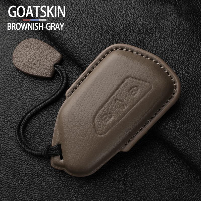 Кожаный чехол-брелок для ключей автомобиля для VW Volkswagen Golf 8 MK8 ID.3 ID.4 Cupra Skoda Octavia SEAT Leon MK4 2020 2021 Formentor Tarraco