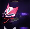 Светящаяся маска лисьего демона Хэллоуина Onmyoji