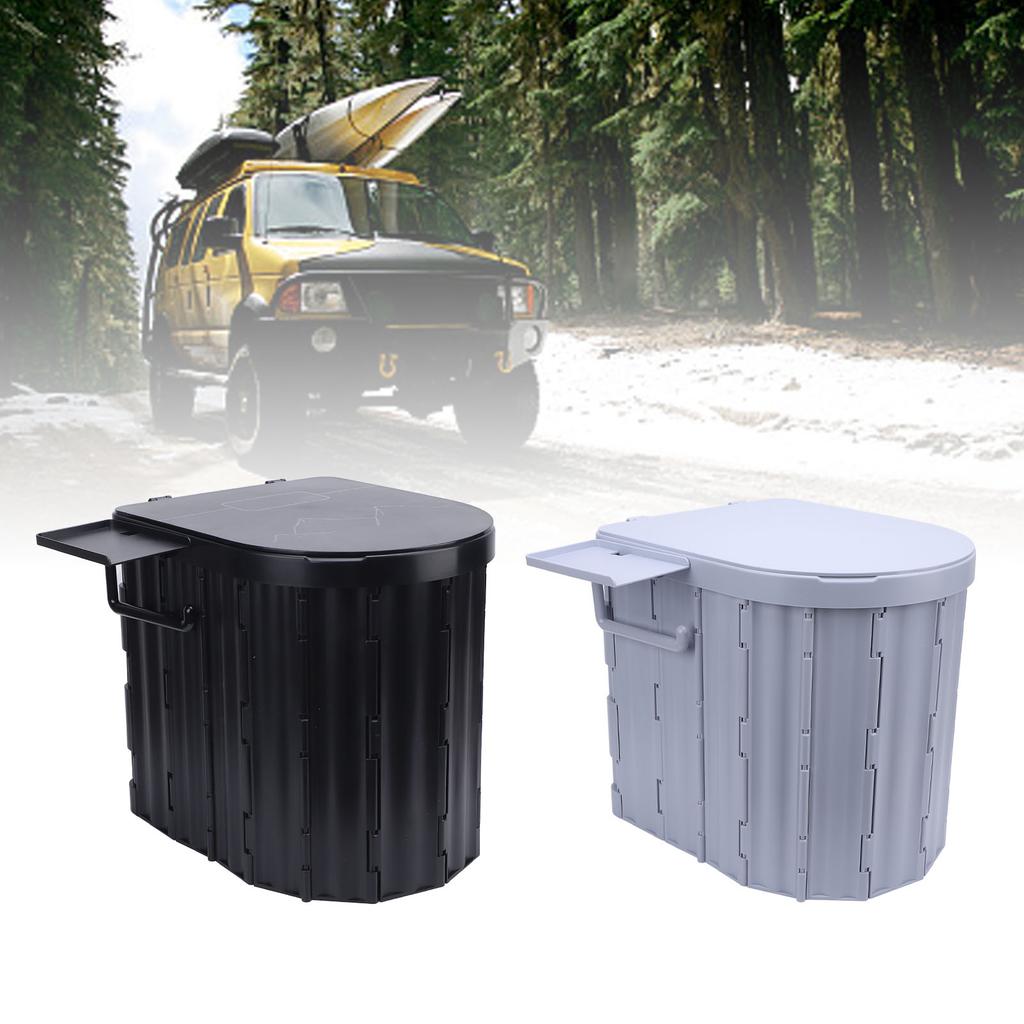 Portable Toilet Large Capacity 150KG Load Bearing Folding Camping Toilet for Travel Road Trip Foldable Toilet Portable Toilet