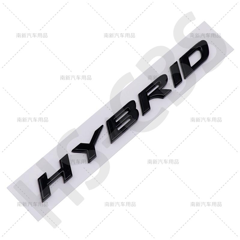ABS Oil Electric Hybrid Vehicle Logo Car Rear Trunk Emblem Badge For Lexus RX270 RX350 CT200H GX400 ES350 ES300h NX300 NX200t LX