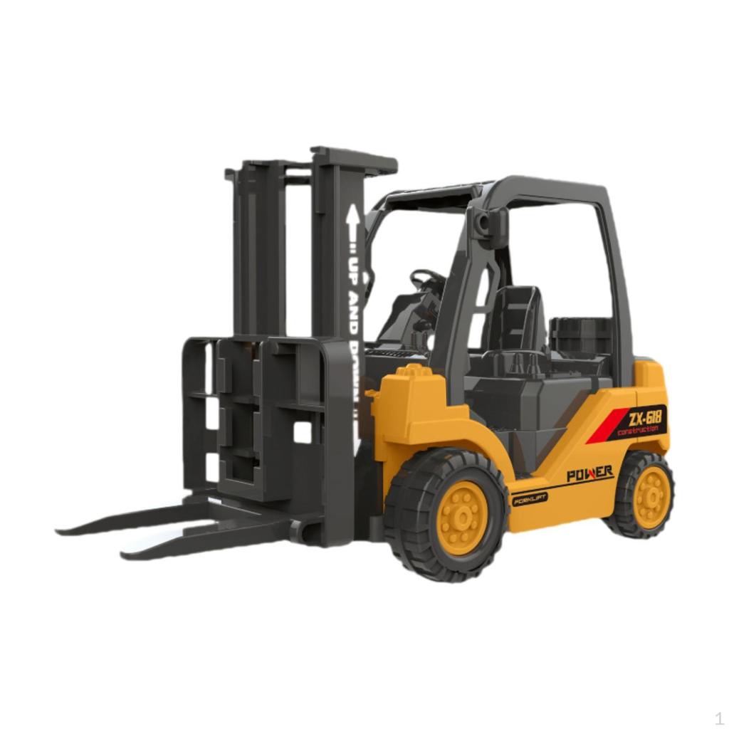 Forklift Truck Toy Construction Vehicle Model Collection Lifting Play Engineering Car