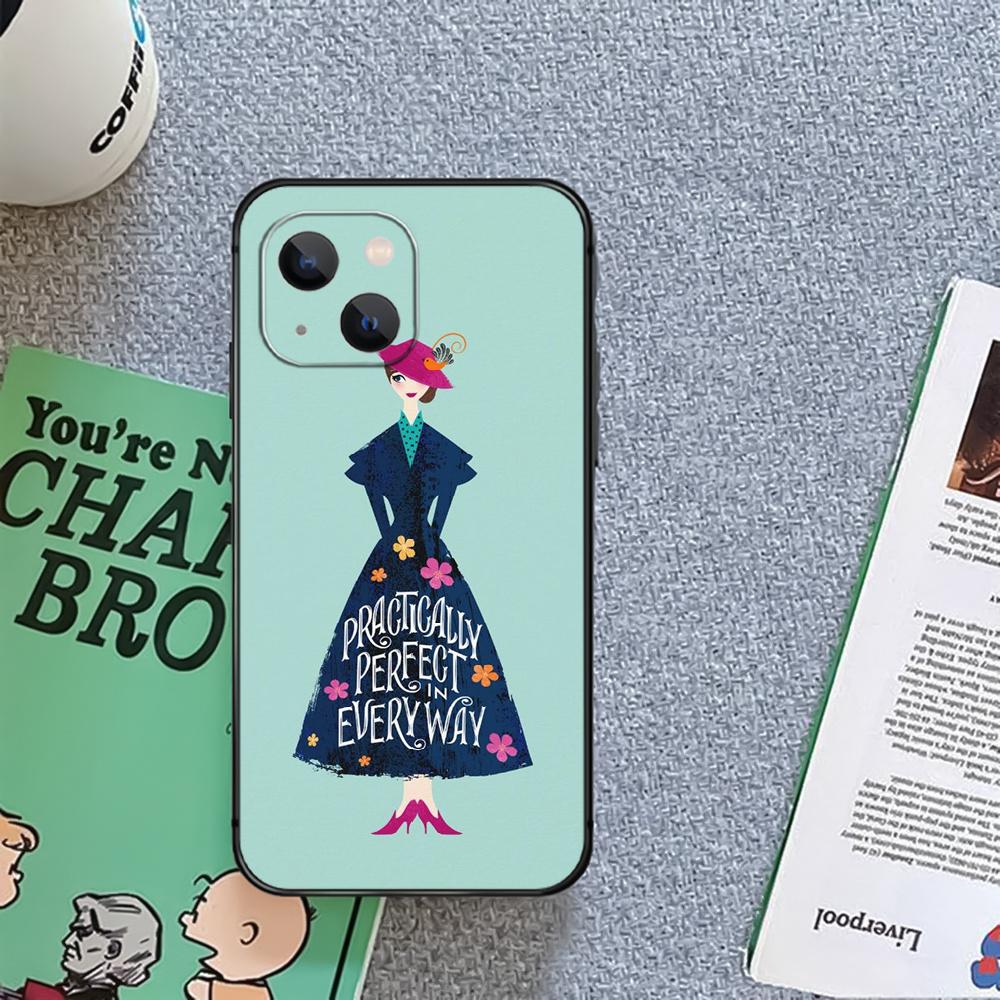 Чехол для телефона Mary Poppins Lady Witch для iPhone Xiaomi Mi Samsung Galaxy Redmi Note AS 11 12 13 14 15 22 23 24 5G Pro Plus Max Fe Ultra