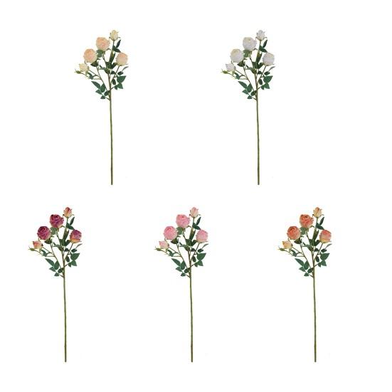 1 ветка, имитация цветка, реалистичный вид, создание атмосферы, зеленые листья, полезные 5 голов, имитация розы, свадебный букет невесты своими руками