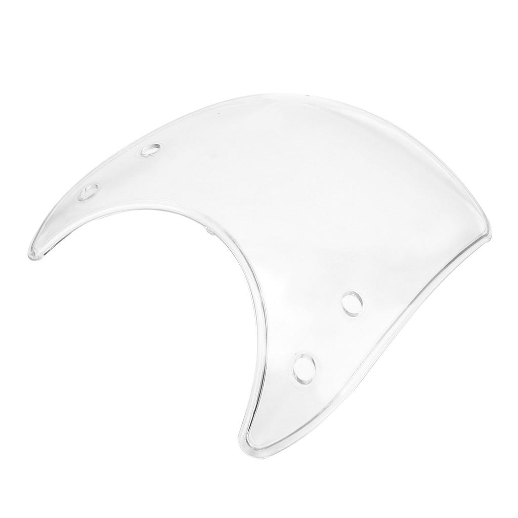 Motorcycle Windshield Retrofit Vintage for 5‑7in Motor Headlights Windscreen PC MaterialTransparent