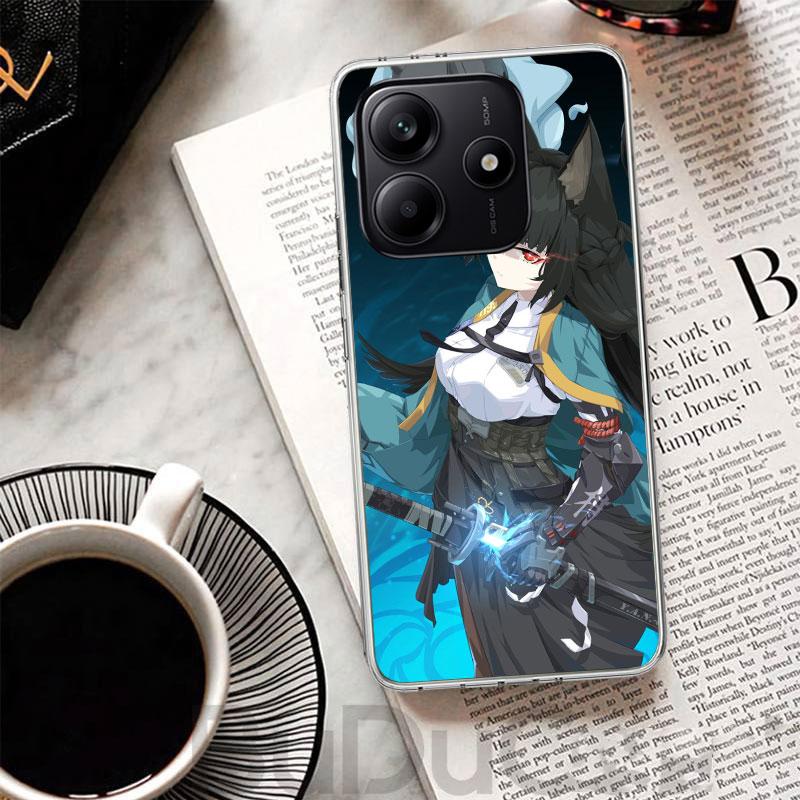 Чехол для телефона Xiaomi Redmi Note 14 13 12S 12 11 Pro Plus Zenless Zone Zero Hoshimi Miyabi 11S 10S 10 11E 11T + 9S 9 Печать