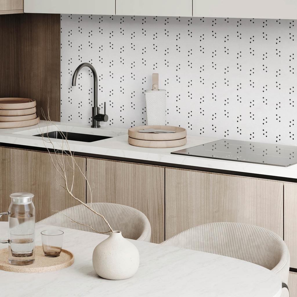 Printed Vinyl Panel - Bedroom Decoration 120x60 cm Regular Dot Pattern