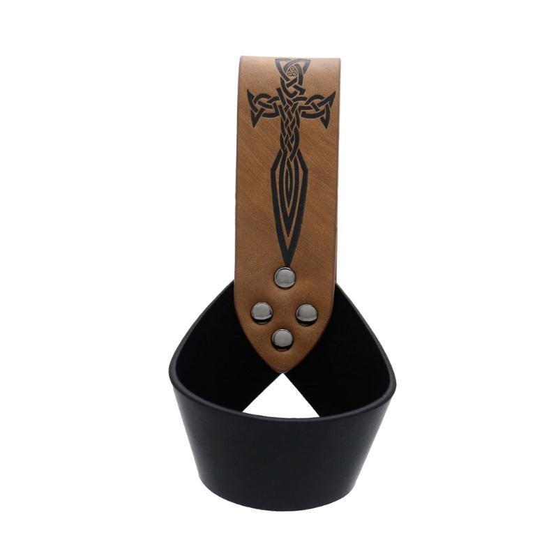 Настоящий Рог Древнего Возраста Защитный Костюм Реквизит Снаряжение для Исторической Реконструкции Ткань ПУ Аксессуар для Косплея