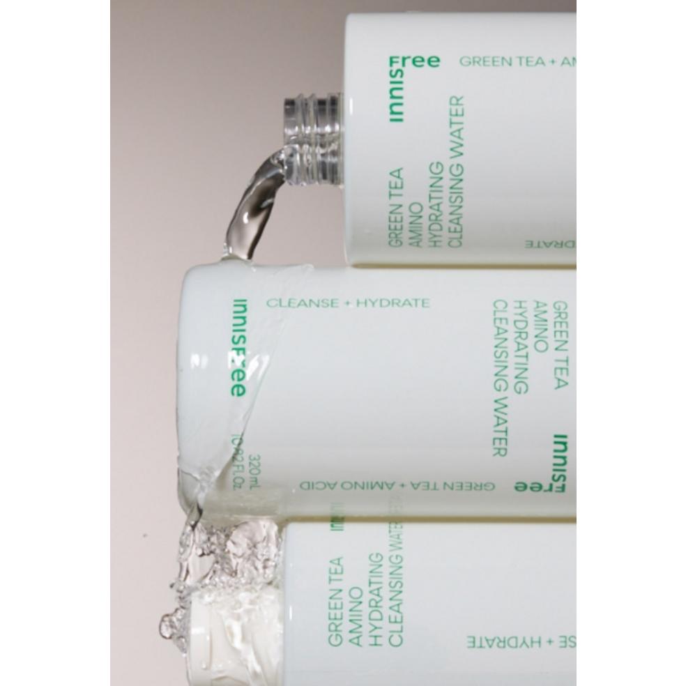 Innisfree Увлажняющая очищающая вода с аминокислотами Green Tea 320 мл