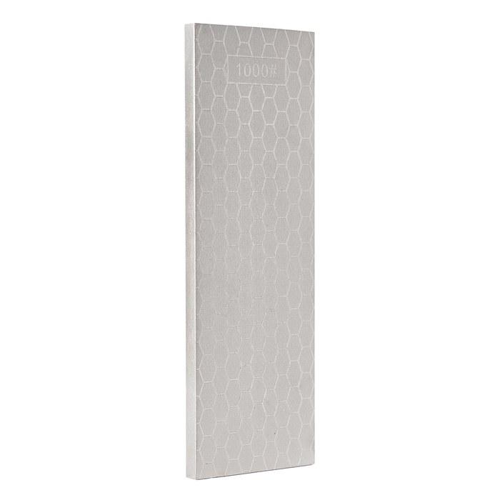 ChilternCasa 8-inch Diamond Whetstone, 400/1000 Grit Double-Sided for Scissors, Chisels, Knives, and Woodworking Tools Silver