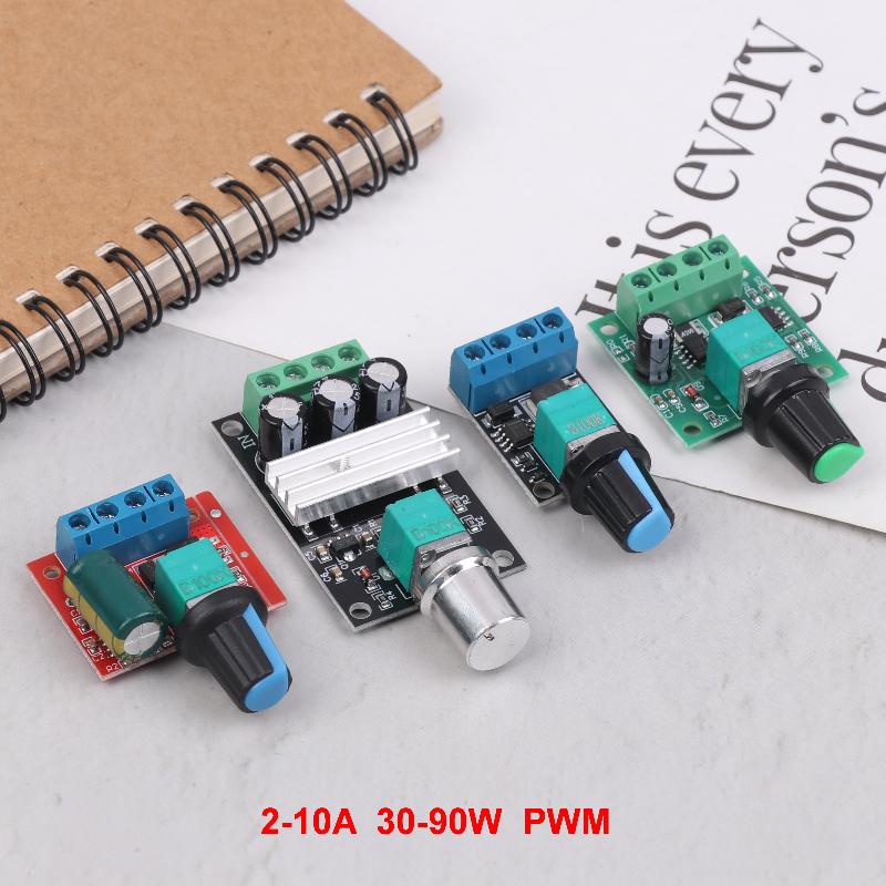 Регулятор напряжения 2/3/5/10А ШИМ Регулятор скорости двигателя постоянного тока Губернатор Бесступенчатый регулятор скорости Диммер для светодиодов Модуль контроллера мощности
