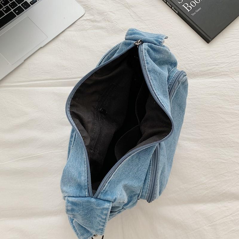Женская повседневная сумка-сатчел через плечо, женская маленькая джинсовая винтажная сумка-мессенджер, регулируемый ремешок, повседневная сумка-тоут, многофункциональная шикарная сумка-хобо