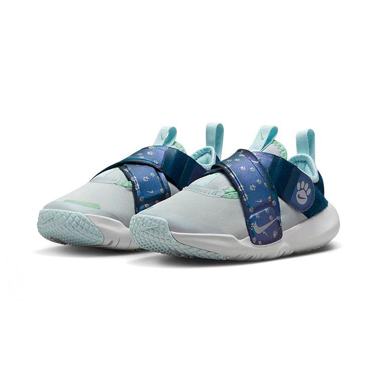 Nike Кроссовки детские Flex Advance SE PS Лапки Белый Чистый Платиновый Валерианово-Синий DQ6476-001