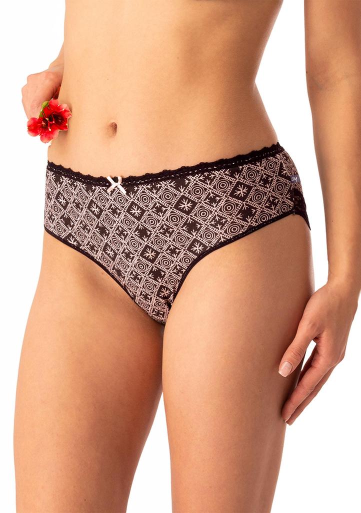 Figi damskie bawełniane (2pack) o klasycznym kroju LPC 731 Key