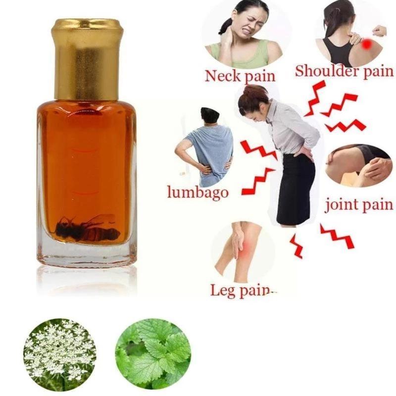 Апитерапия, прижигание, эфирное масло Huatuo, прижигание, прижигание M, терапия, прижигание, эфирное масло пчелы от солнечных ожогов, пальмовое масло.