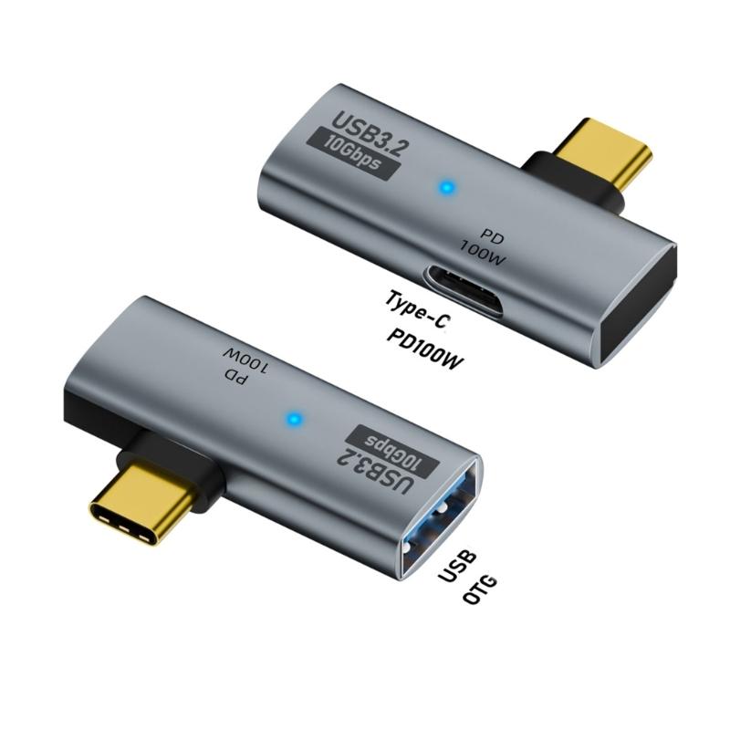 Высокоскоростной USB3.0 адаптер-хаб Type C с PD 100 Вт Power Delivery 10 Гбит/с USB-адаптер Корпус из алюминиевого сплава