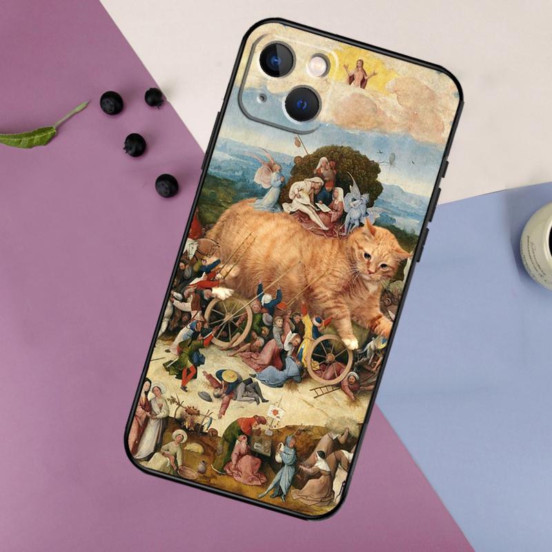 Hieronymus Bosch Art Painting Silicone Case For iPhone 17 15 14 12 11 13 Pro Max 16 Plus 12 13 Mini 16e 17 Air Back Cover
