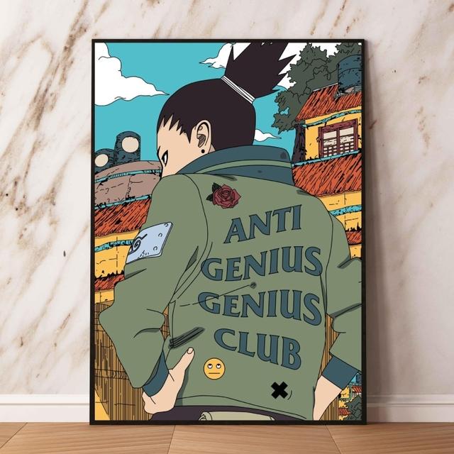 Холст, настенное искусство, аниме Наруто, висит, подарки другу, классические эстампы и эстампы, украшения, постеры, домашние фотографии