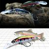Fishing Lures 1.8g 40mm Hard Baits Artificial Single Hook Swimbait Fishing Baits Crankbait Sinking Lures for Sea Trouts
