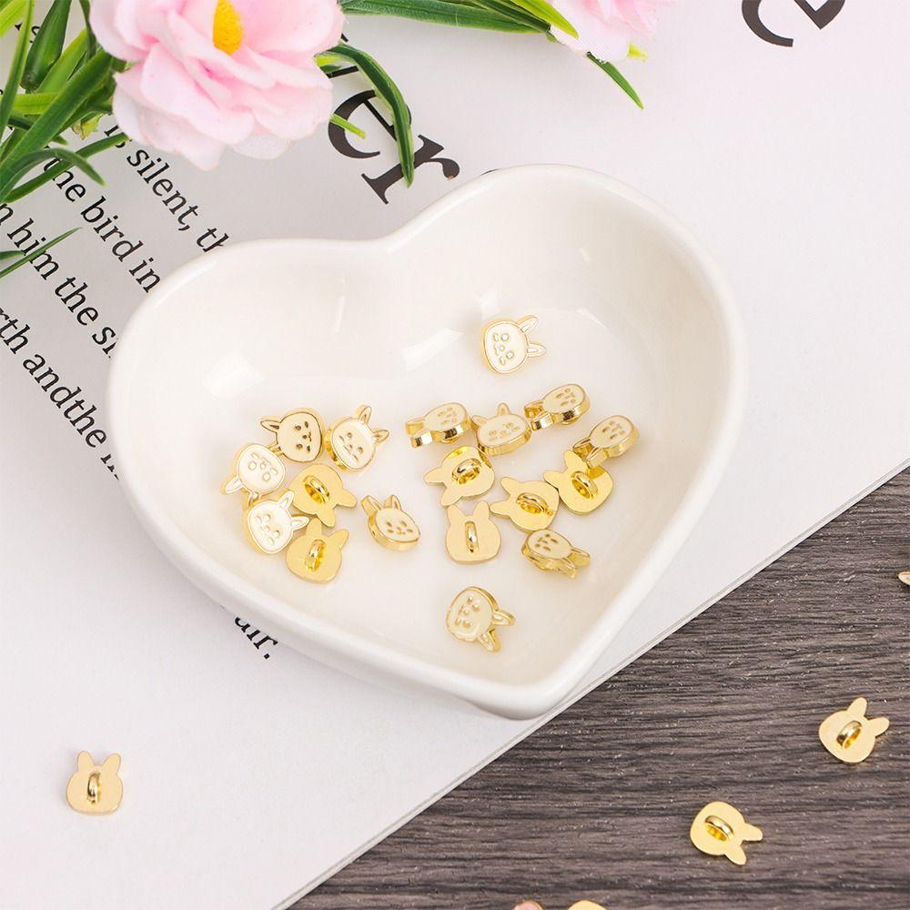 High Quality DIY Mini Ultra-small Buckle Doll Rabbit Buttons 1/6 Dolls Clothing Doll Belt Buckles