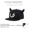 Hip-Hop Personality Horn Cow And Face Smiling Neutral Gender Women  Men For Hats Spring Autumn Outdoor Adjustable Casual Baseball Caps Sunscreen