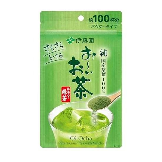 Ito En Oi Ocha Matcha-iri Ryokucha Powder 80g Zipper Bag Type