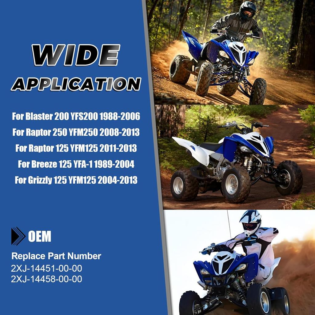 ATV Air Filter with Filter Cage Holder Basket for Blaster 200 YFS200 1988-2006/Raptor 250 YFM250 2008-2013/Raptor 125 YFM125 2011-2013/Breeze 125