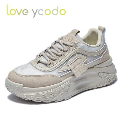 Женская и студенческая модная спортивная обувь на толстой подошве летом и весной и осенью