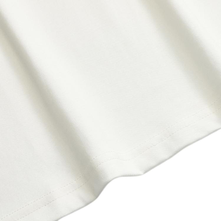 Fila SS22 Американская Ретро Футболка с Большим Логотипом Однотонная с Коротким Рукавом Унисекс Топы Белая F51U228199FWT