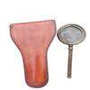 Classic Brass Handheld Magnifier Elegant Antique Design, Ideal for Books, Crafts Decor