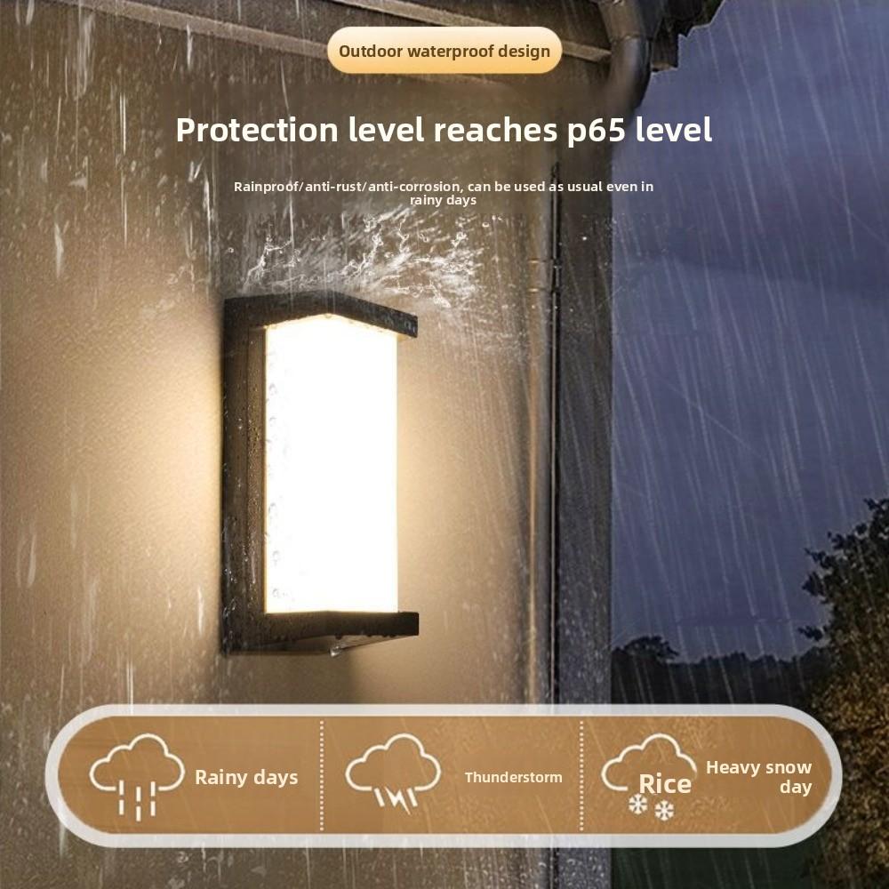Modern Porch Light Waterproof LED Wall Lamp New Wall Lamp Outdoor Lighting