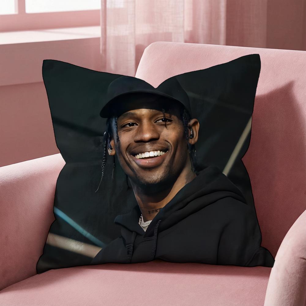 Чехол на подушку Travis Scott, многоцелевой чехол для дома и автомобиля - Двусторонний, мягкий и прочный для повседневного использования