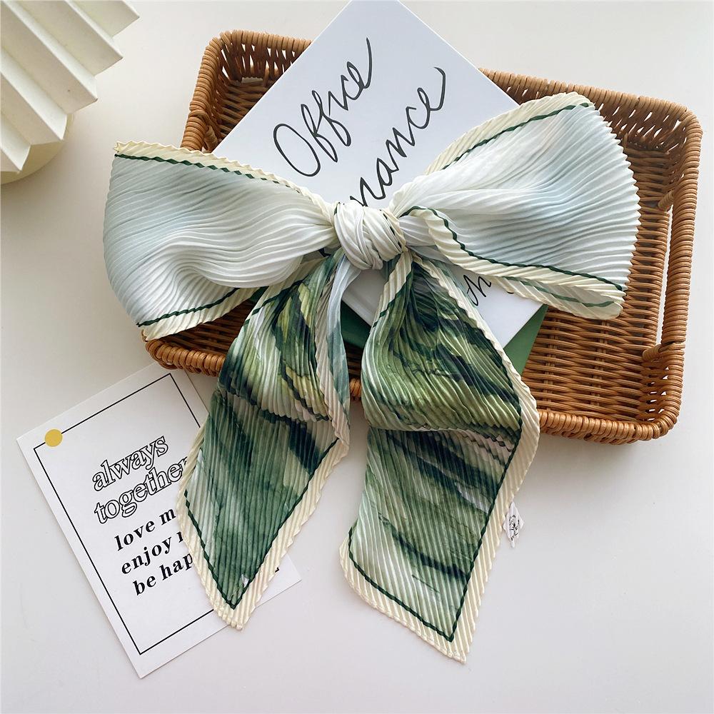 New Scarves Silk Scarves Women'S Spring And Autumn Season Long Decorative Professional Scarves Summer Thin Styles Paired With Shirts Stylish