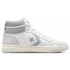 Converse Pro Blaze Classic Comfortable Versatile Cushioning Lightweight High-Top Skate Shoes Unisex Skate Shoes White Gray A09083C