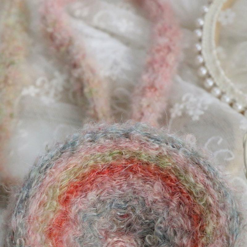 50 г/шт. свитер градиентного цвета, пушистая массивная пряжа средней толщины, массивная пряжа