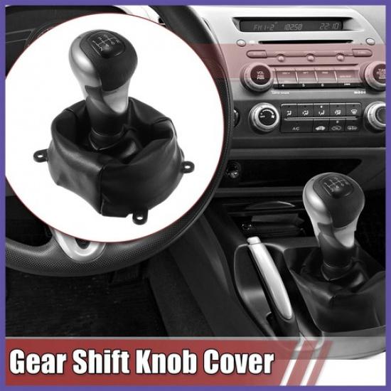 Set Manual Gear Shift Knob 6 Speed for Honda Civic 06-11 54102-SNA-A01 Black