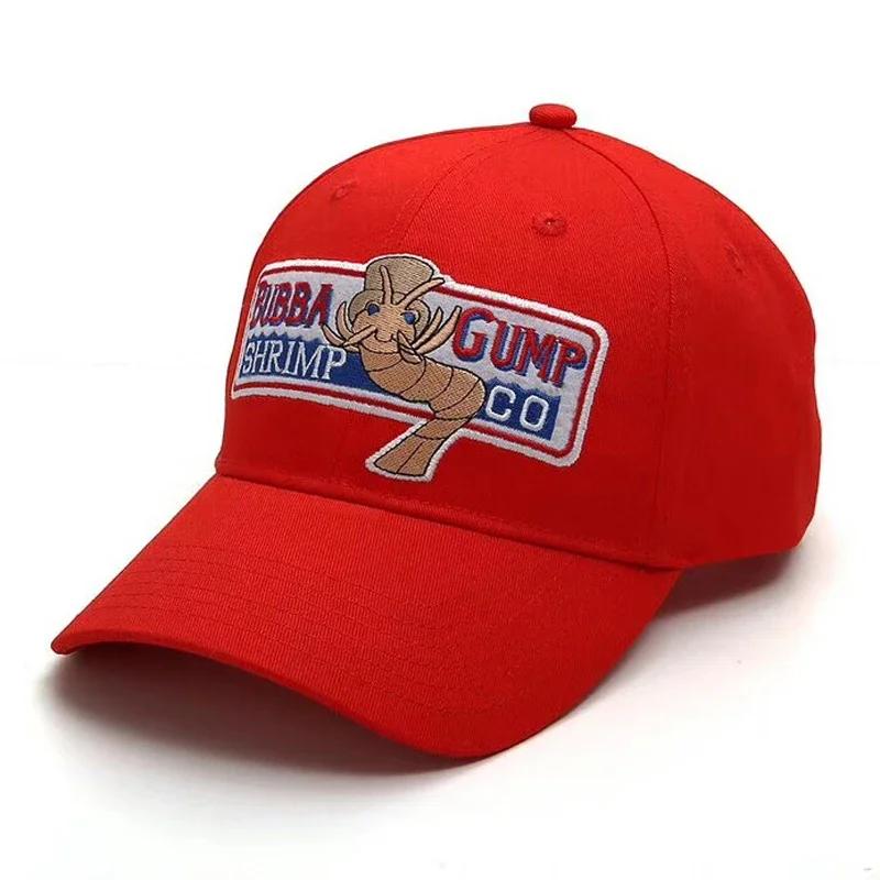 Модная кепка 1994 BUBBA GUMP SHRIMP Бейсболка мужская женская Спортивные кепки Летняя кепка Вышитая повседневная кепка Кепки Forrest Gump